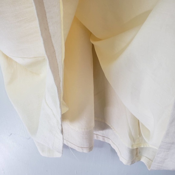 Who What Wear Strappy V-Neck Bow Tie‎ Midi Dress 8 Ivory - Picture 6 of 11